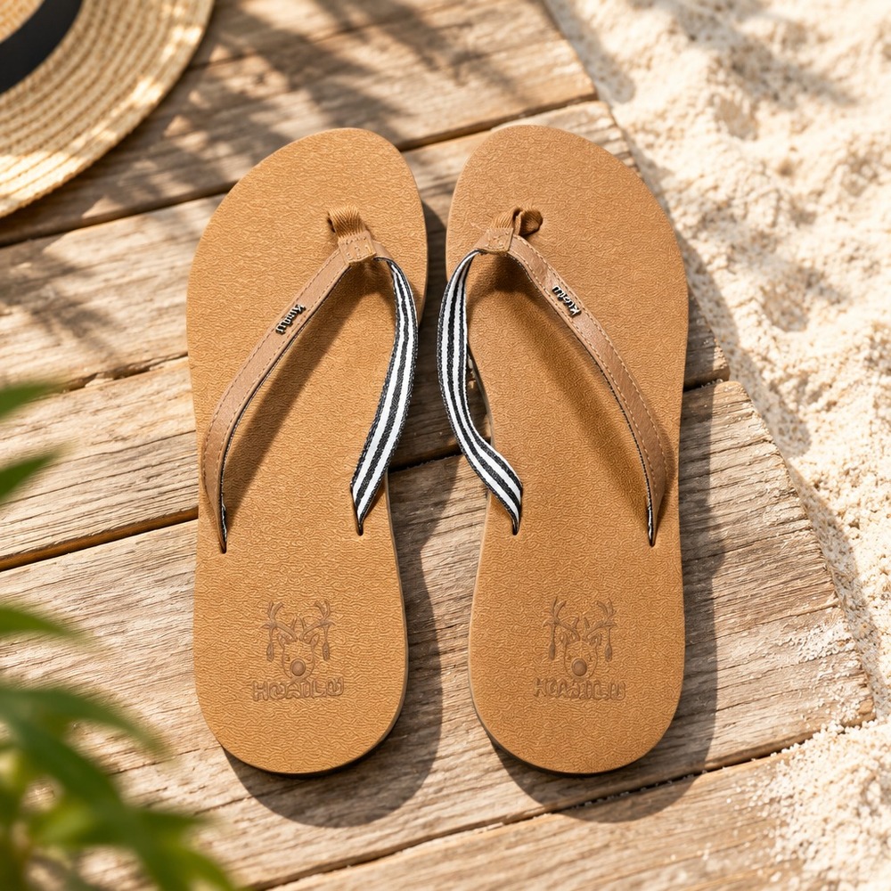 KUAILU Yoga Foam Flip Flops with Arch Support Thong Sandals Non-Slip Women's 10